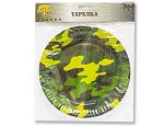 1502-1991 Тарелка бумажная &quot;Камуфляж&quot;, 23 см, 6 шт.