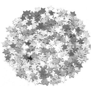 МенюКонфетти фольгированное Звезды серебряные 14 гр