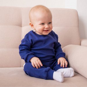 Комплект (свитшот, брюки) детский, MINAKU цвет темно-синий, рост