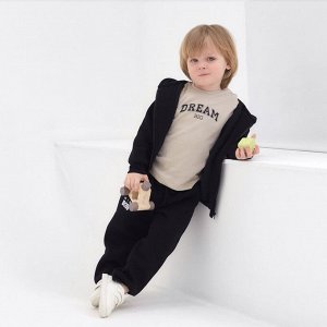 Лонгслив Крошка Я Street style, рост 62-68 см, бежевый