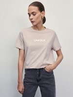 Футболка женская бежевый