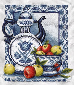 Набор для вышивания PANNA арт. ГФ-0271 Наливные яблочки 27х30 см