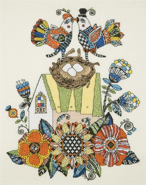 Набор для вышивания PANNA арт. ПТ-7024 Домашний уют 23х28,5 см