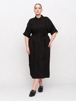 Платье-рубашка PP46048BLK01