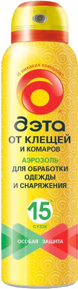 Дэта Аэрозоль 150 мл от КЛЕЩЕЙ и комаров (1/12)