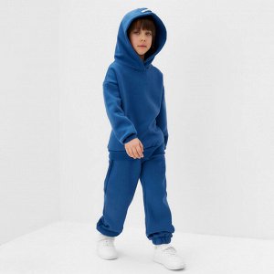 Костюм детский (толстовка, брюки) KAFTAN Basic line 30 (98-104), синий