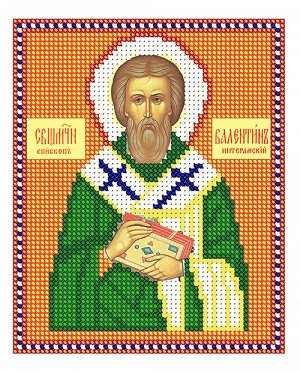 Рисунок на ткани бисер НИТЕКС арт.9049 Священномученик Валентин Интерамский 15х21 см