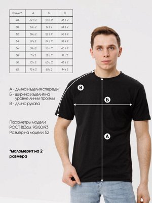 Трикотажная футболка чёрная ВФ-18 (7)