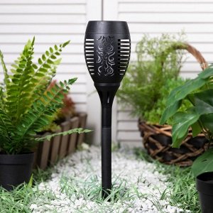 Светильник на солн. бат. «СТАРТ», «Маори Пламя» 9.5?50см, IP44, 36LED, эфф. огня, свечение тёплое белое