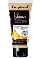 Compliment Biobotanica active Маска-филлер 7 редких масел д/поврежденных и секущихся волос Реконструкция и питание /200