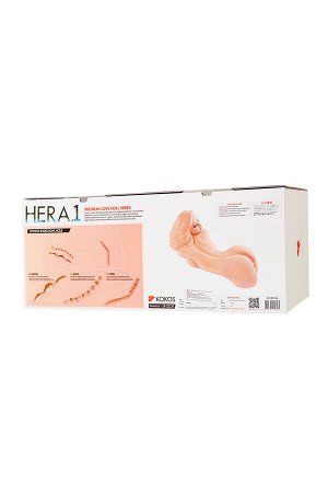 Мастурбатор реалистичный KOKOS HERA 1, TPR, телесный, 54 см