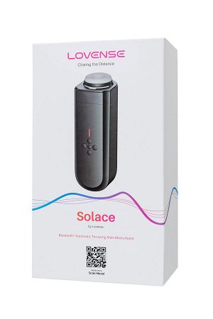 Мастурбатор нереалистичный LOVENSE Solace, TPE, черный, 29,4 см