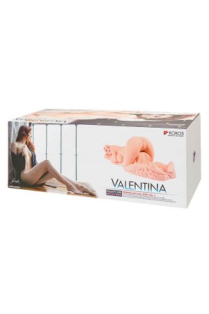 Мастурбатор реалистичный KOKOS VALENTINA, TPR, телесный, 50 см