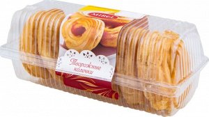 Пирожное, Колечки с творогом, Мирэль, Хлебпром, 300 г, (6)