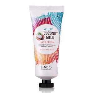 Осветляющий крем для рук Dabo WhiteCoconutMilkHandCream с кокосовым молоком