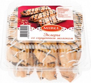 Пирожное Эклеры со сгущ.молоком Мирэль Хлебпром 210г (18)