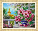 Набор (вышивка бисером) Розовый букет