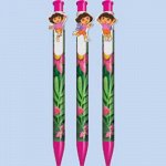 84747--Ручка шариковая &quot;Даша-Путешественница&quot; с клипом , синяя