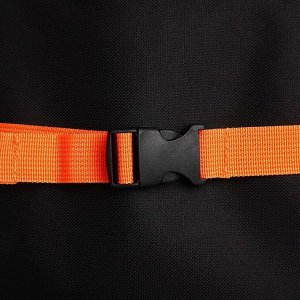 Рюкзак школьный текстильный с креплением для скейта, 38x29x11 см, 38 х см, чёрный, отдел на молнии