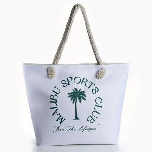 Сумка женская пляжная Malibu sports club, 47x37x13.5 см