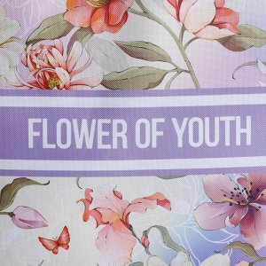 Сумка женская пляжная Nazamok "Flower of youth", 47*37*13,5 см