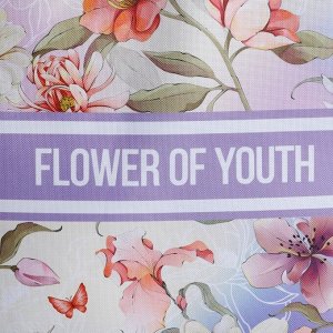Сумка женская пляжная Flower of youth, 47x37x13.5 см
