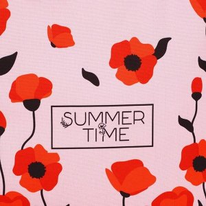 Сумка женская пляжная "Summer Time", 35х40 см