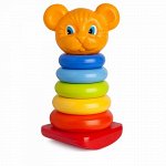 Пирамидка-качалка &quot;Тигренок&quot;,26 см., 8 дет.,сетка