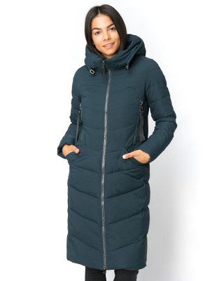 Куртка Расцветка: изумруд
Фабрика:HAILUOZI
Страна производитель: Китай
Длина изделия: 98 см
Размерный ряд: S(42), M(44), L(46), XL(48), 2XL(50)           
Женская зимняя куртка-пальто с приталенным си