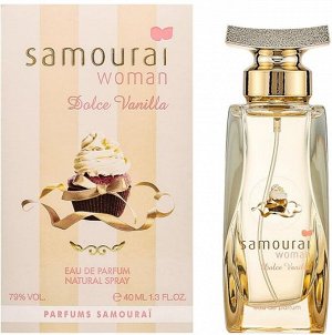 SAMOURAI Woman Dolce Vanilla - парфюмированная вода с теплым ванильно-карамельным ароматом
