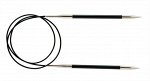 41182 Knit Pro Спицы круговые Karbonz 2,5мм/80см, карбон, черный