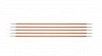 47034 Knit Pro Спицы чулочные Zing 2,75мм/20см, алюминий, 5шт