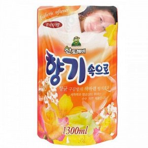Sandokkaebi Кондиционер для белья концентрированнsq Фрезия м/у Hyanggisok-uiro fabric soferner Freesia, Ю.Корея, 1300 г