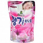 Sandokkaebi Кондиционер для белья концентрированный Цветочный м/у Hyanggisok-uiro fabric soferner Floral, Ю. Корея, 1300 г