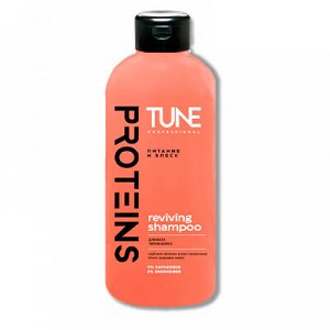Шампунь TUNE Proteins 500мл Сияние цвета для окрашенных волос дозатор