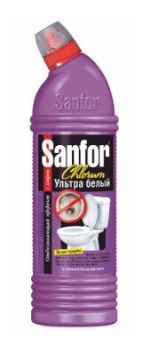 Средство для сантехники гель SANFOR 750мл Хлор
