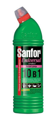 Средство для сантехники гель SANFOR Universal 1л Летний дождь