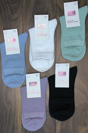 Носки женские 822, хлопок (цвета в ассортименте)