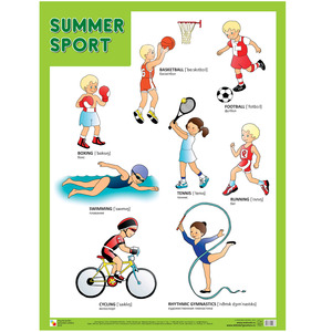 _Плакат(МозаикаС)_А2 Summer Sport (Летние виды спорта)