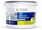 Краска ВД акриловая для потолков ЛАКРА белоснежная 3кг