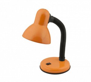 UNIEL Лампа настольная (светильник настольный) TLI-201. Цоколь E27, 220В. Цвет оранжевый.