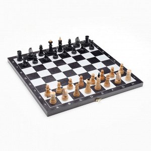 СИМА-ЛЕНД Настольная игра 3 в 1 &quot;Классика&quot;: нарды, шахматы, шашки, доска 40 х 40 см