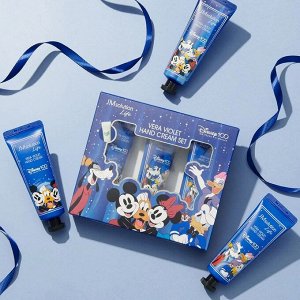 JMSoluition Disneyc 100 Vera Violet  Hand Cream Set (50 мл * 3шт) Набор кремов для рук с алое вера