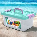 Бокс универсальный (ящик для хранения) для игрушек и продуктов 8 л (359х242х166 мм)