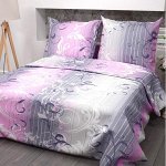 1,5 сп пододеяльник из Бязи Симфония розовый (СТ 355-1)