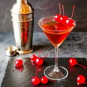 Вишня коктейльная с черенками красная Master Martini