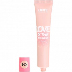 Love Generation Тональный крем Foundation cream &quot;Love is the Foundation&quot; тон 04