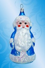 ИГРУШКА СТЕКЛЯННАЯ &quot;ДЕД МОРОЗ&quot;