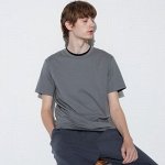 UNIQLO - мужская футболка Airism с круглым вырезом - 07 GRAY