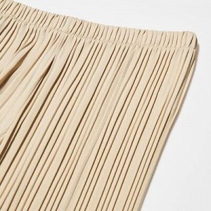 UNIQLO - прямые брюки плиссе (64,5-66,5 см) - 31 BEIGE